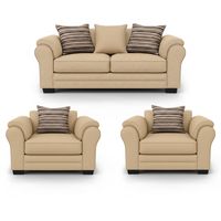 Living 5 Cuerpos 3+1+1 XL Con Resorte Estructural Grandón Chenille