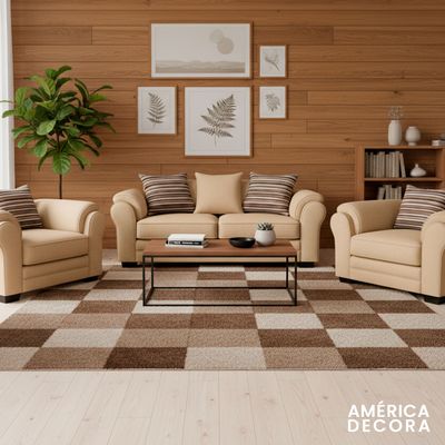 Imagen 2 del producto Living 5 Cuerpos 3+1+1 XL Con Resorte Estructural Grandón Chenille