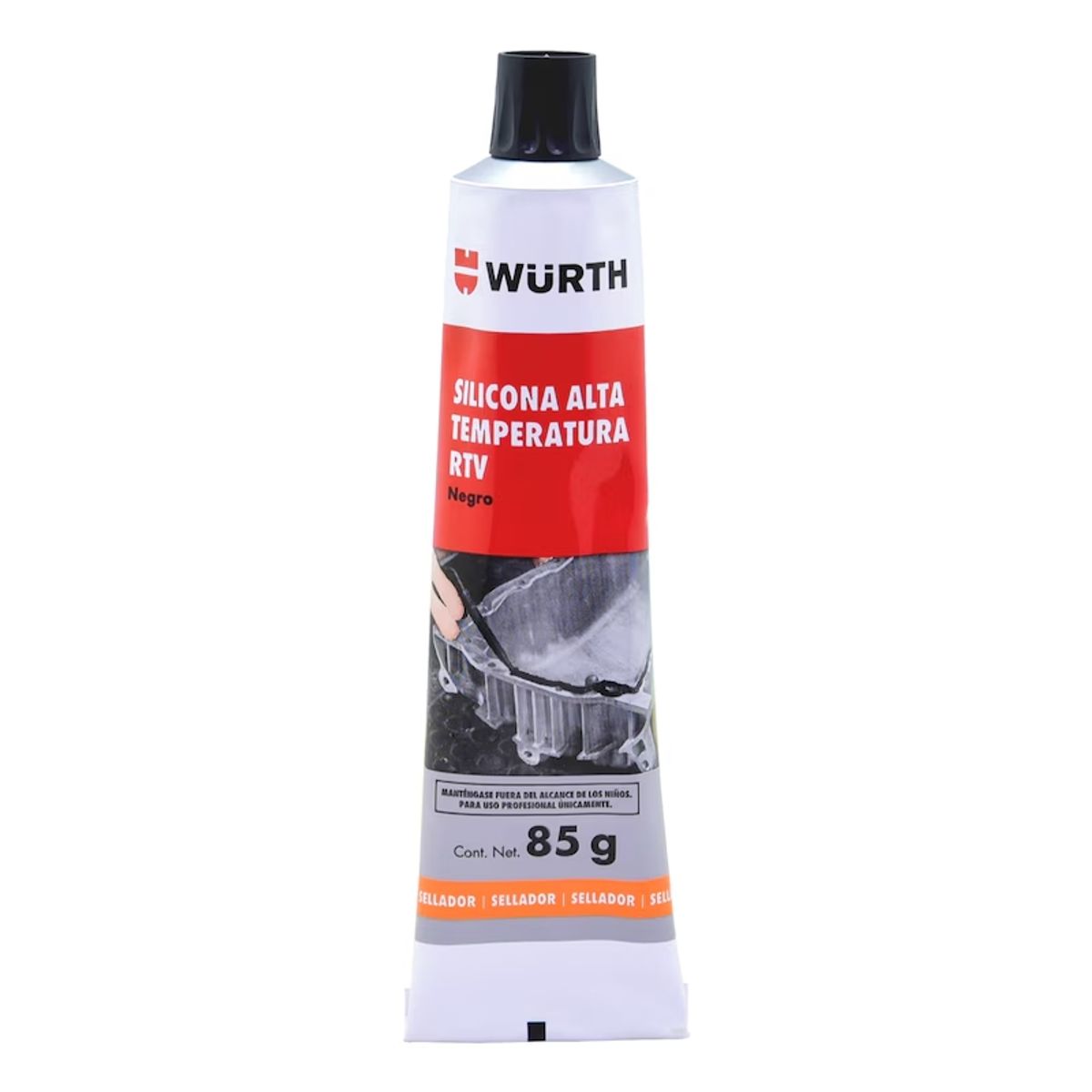 WURTH - Silicona Neutra Alta Temperatura Wurth 85 Gr