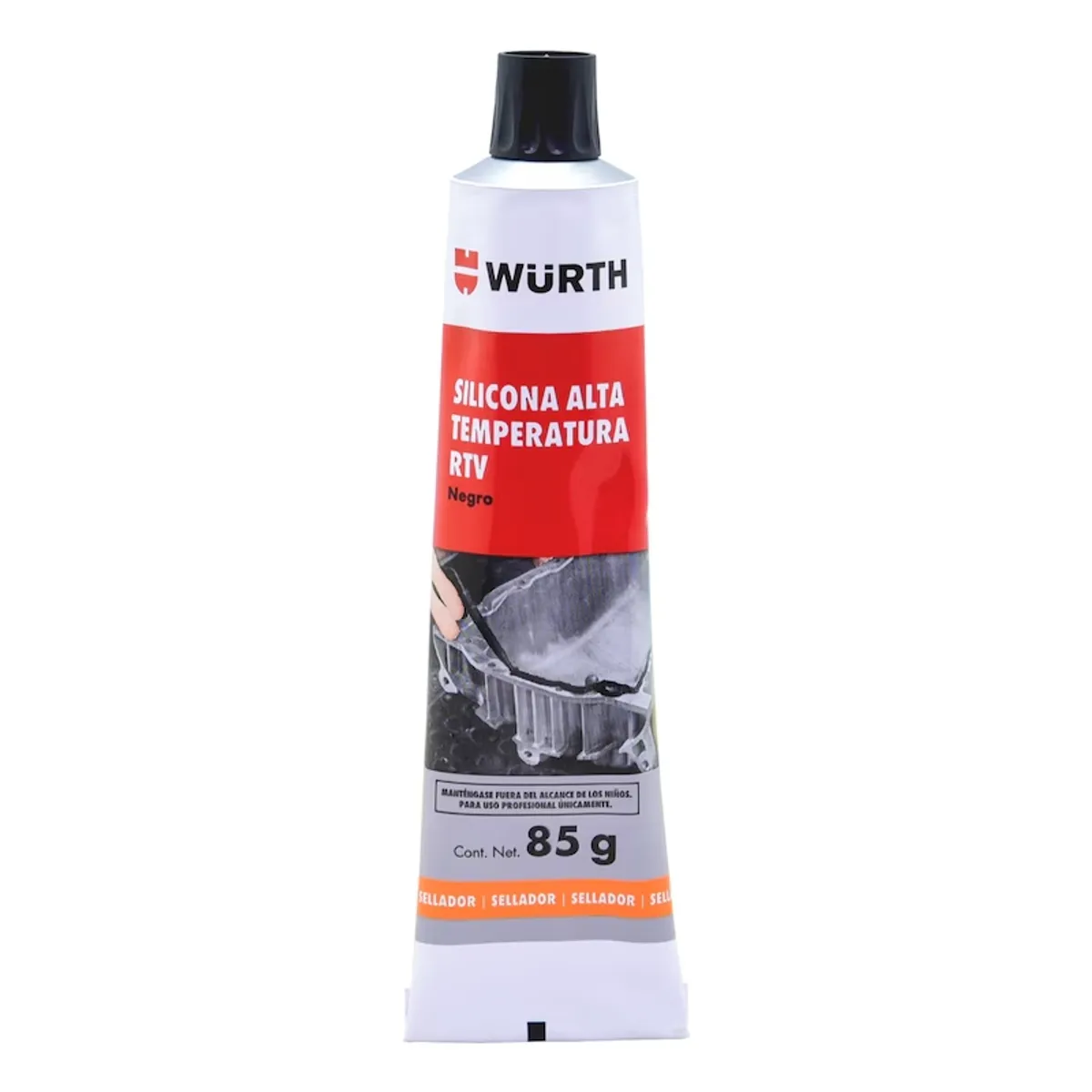 WURTH - Silicona Neutra Alta Temperatura Wurth 85 Gr