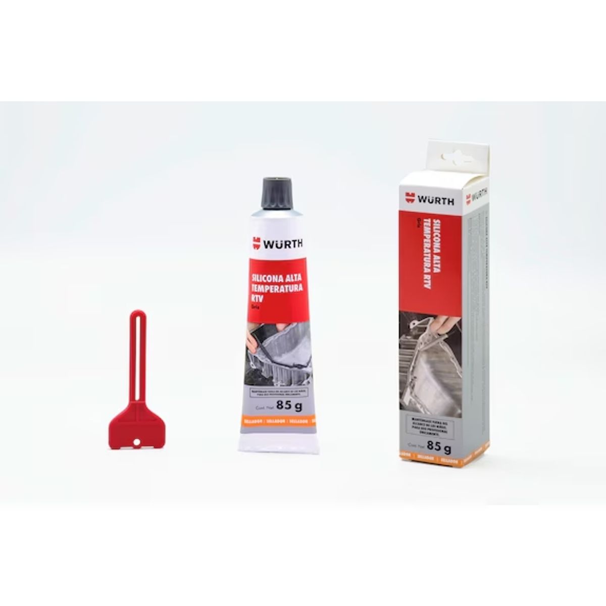WURTH - Silicona Neutra Alta Temperatura Wurth 85 Gr
