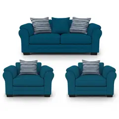AMERICA DECORA - Living 5 Cuerpos 3+1+1 XL Con Resorte Estructural Grandón Chenille