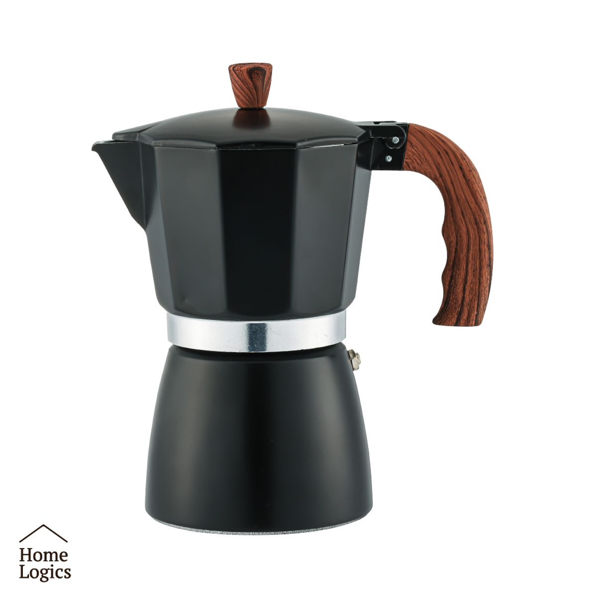 HOME LOGICS - Cafetera Moka Italiana Espresso 300 ml  6 Tazas Home Logics Kiosclub