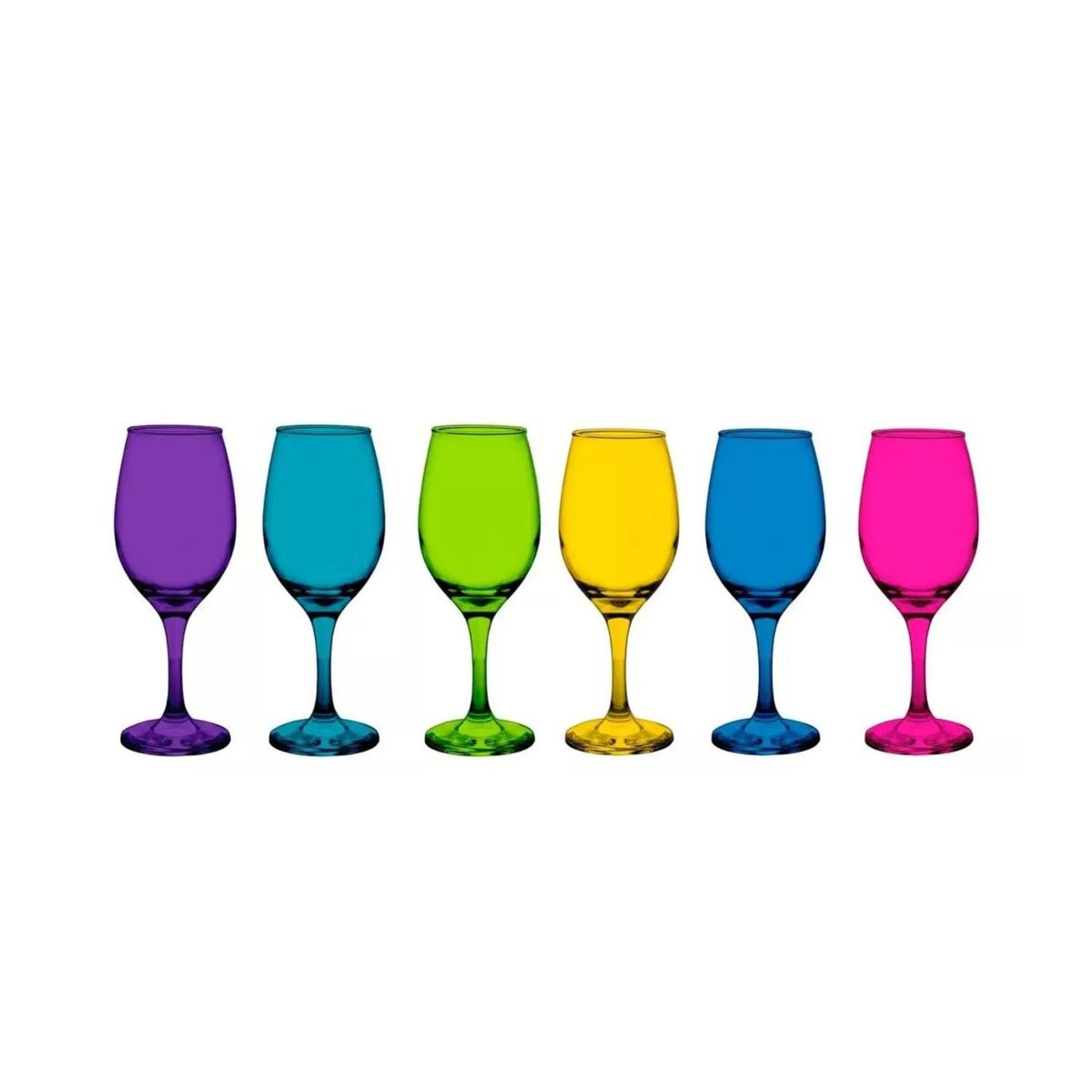 CRISTAR - Set 6 Copas Cristal Vinotinto Rioja Full Color 386ml