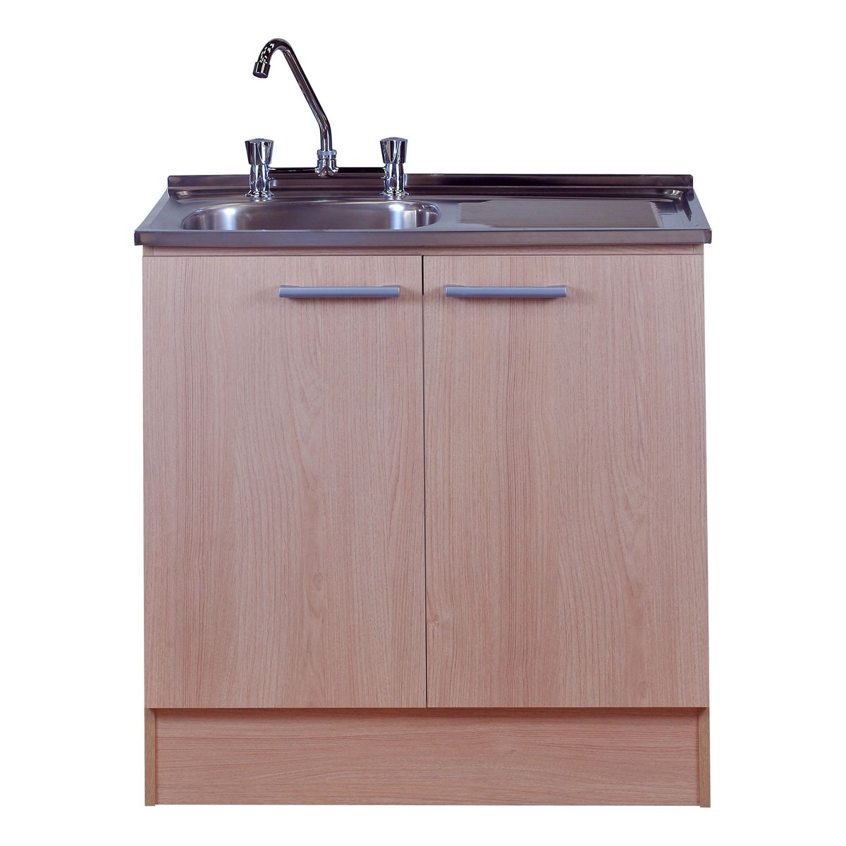 MOBIKIT - Kit Lavaplatos 80 Cm Secador Derecho Beige Mobikit