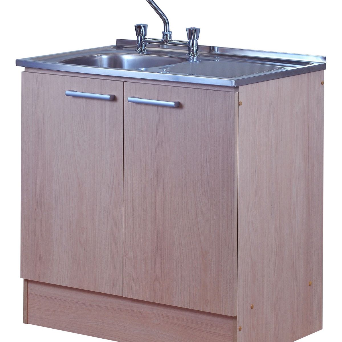 MOBIKIT - Kit Lavaplatos 80 Cm Secador Derecho Beige Mobikit