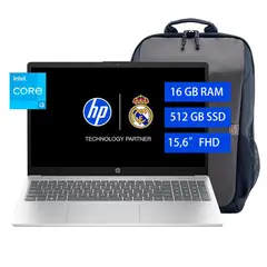 HP - NOTEBOOK 15-FD0010LA INTEL CORE I3 16GB RAM 512GB SSD 15.6” Win 11 pro