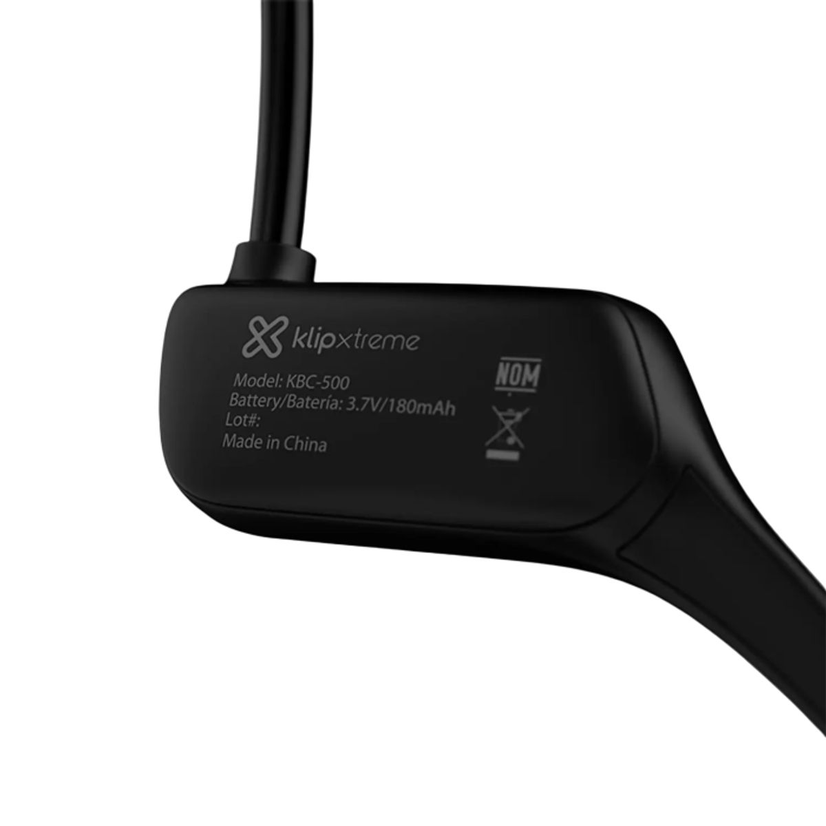 KLIPXTREME - Klip Xtreme KBC-500 Audífonos WaveZound, Conducción Osea, Bluetooth 5.3, Micrófono EMM, IPX5, 7 h de batería y carga USB-C Magnética.