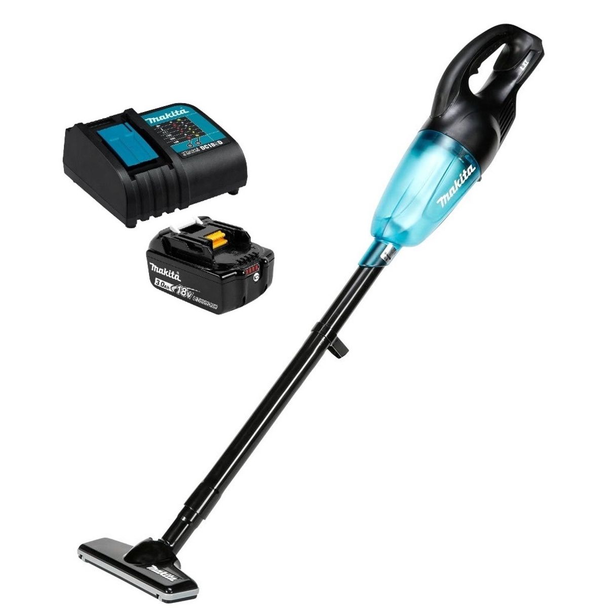 MAKITA - Aspiradora Portátil 18v Inalámbrica Makita DCL180  (3 Ah)