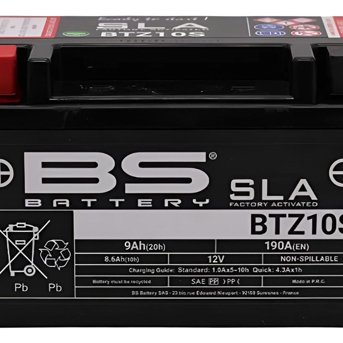 GENERICO - Bateria De Gel Moto Ytz10s/ftz10s/btz10s/xtz10s