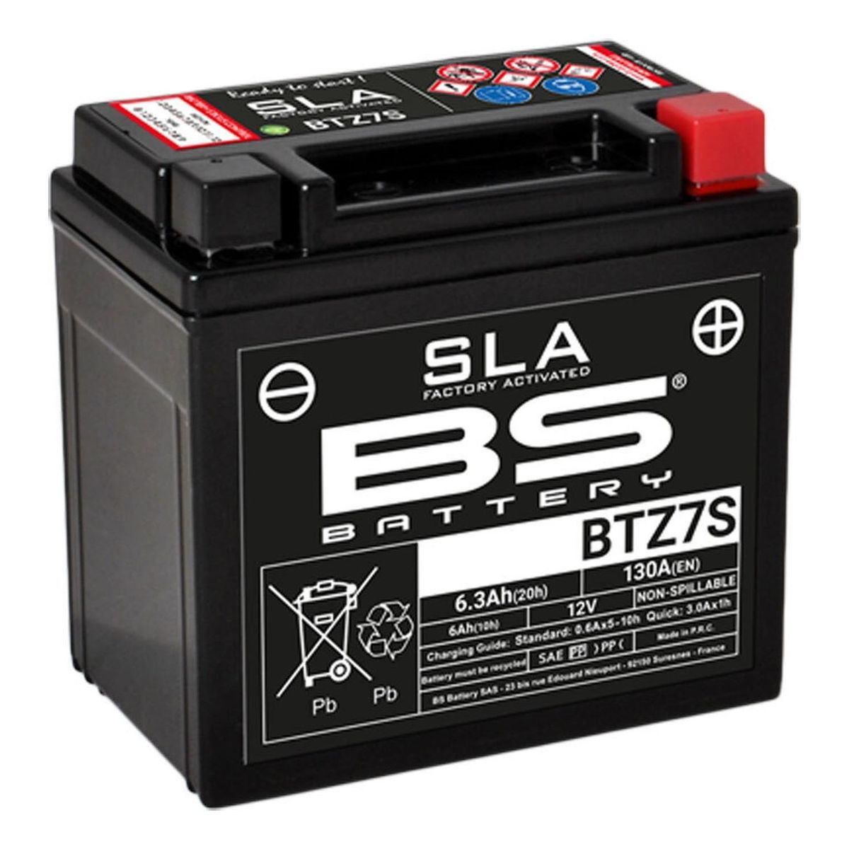 GENERICO - Bateria De Gel Para Moto Ytz7s / Btz7s / Ftz7s
