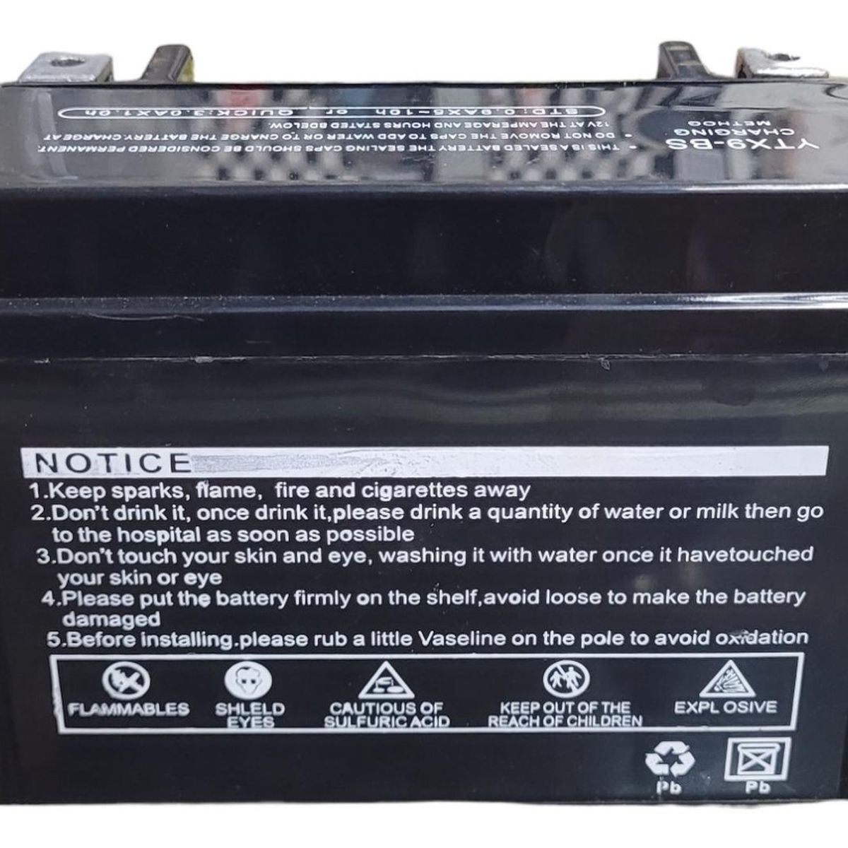 GENERICO - Bateria De Gel Moto Svartpilen 200 - 250 - 401