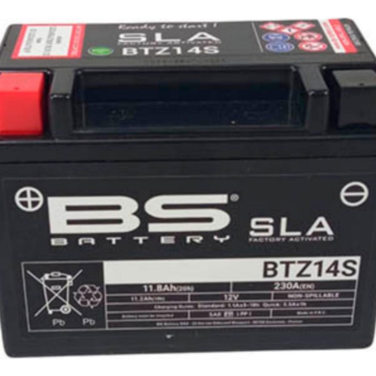 GENERICO - Batería Moto Btz14s  Gtz14s  Ytz14s  Ktz14s  Ftz14s