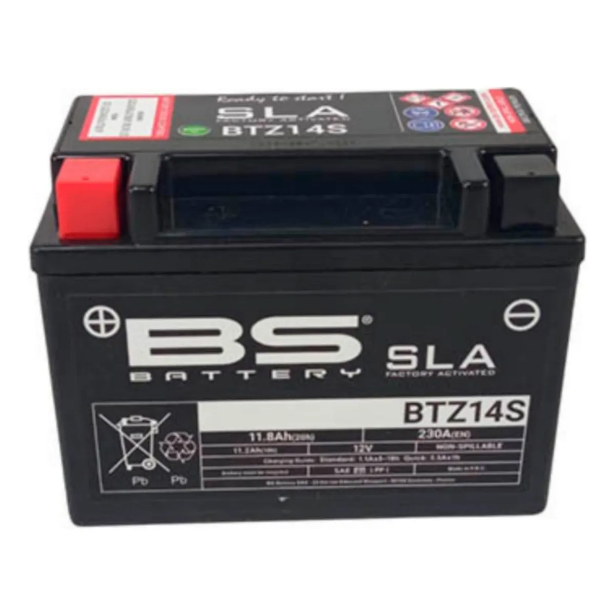 GENERICO - Batería Moto Btz14s  Gtz14s  Ytz14s  Ktz14s  Ftz14s