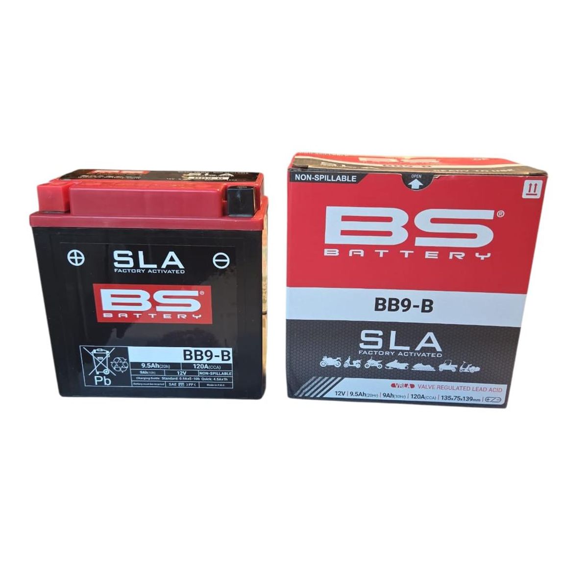 GENERICO - Bateria Para Moto 12n9-4b-1 / Yt9a / Htx9a / Ytx9a / Yb9