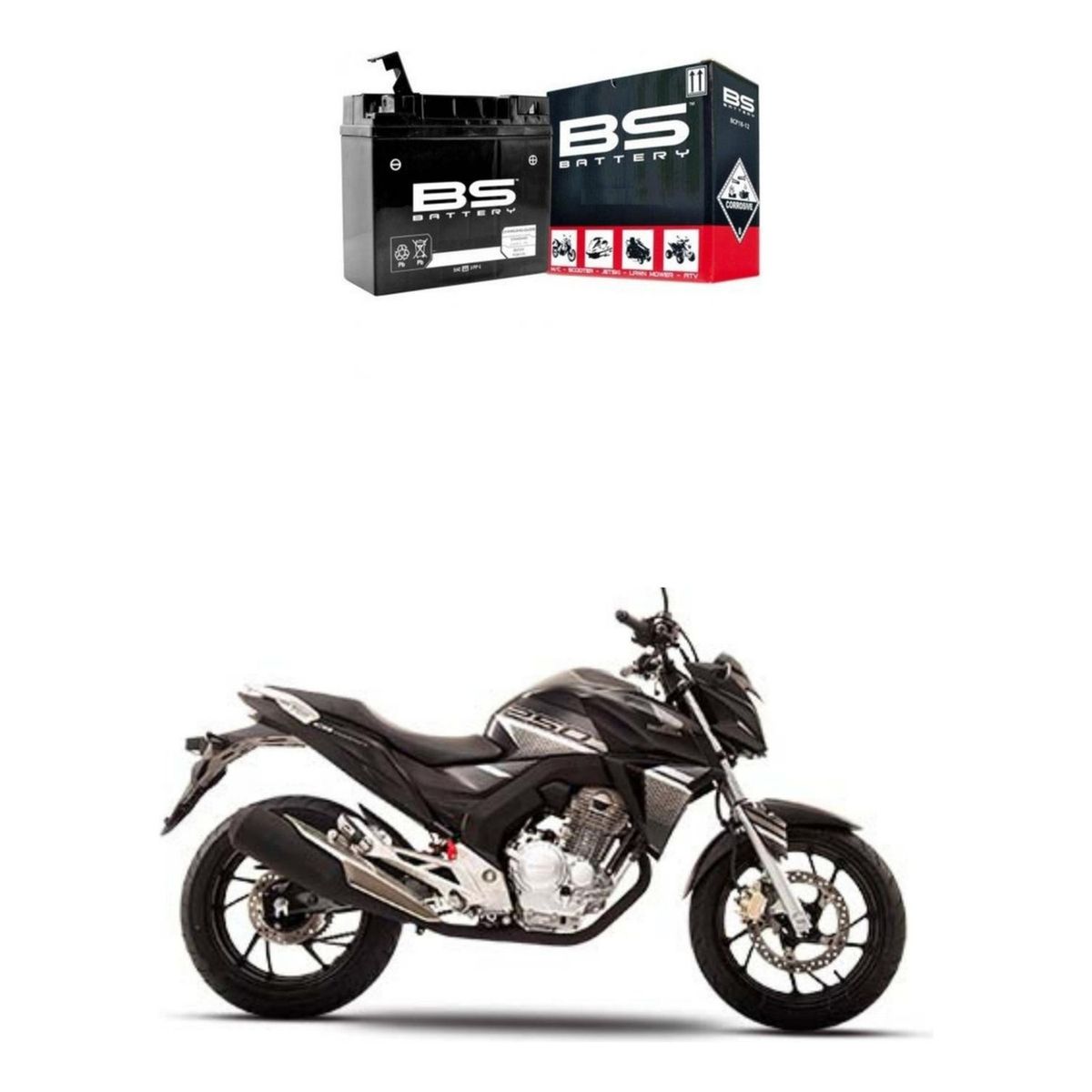 GENERICO - Bateria Moto Honda Cb 250 Twister Inyectada