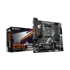 AORUS - Placa Madre B550M ELITE AX DDR4 AM4 mATX