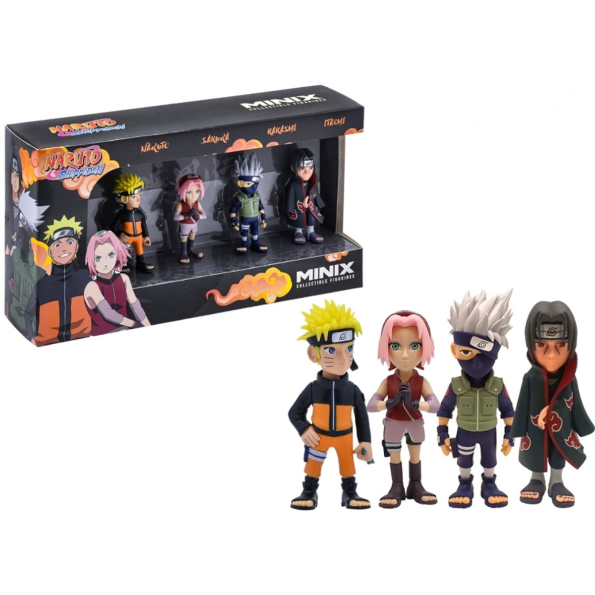 GENERICO - MINIX 14811 NARUTO SHIPPUDEN PACK4
