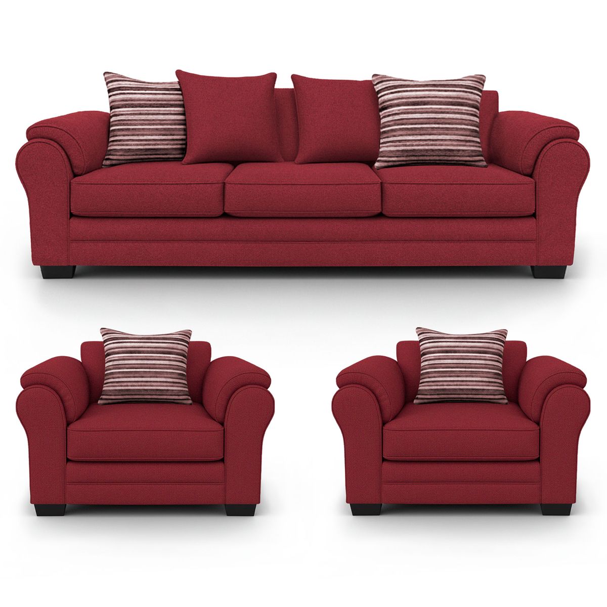 AMERICA DECORA - Living 6 Cuerpos 4+1+1 XL Con Resorte Estructural Grandón Chenille