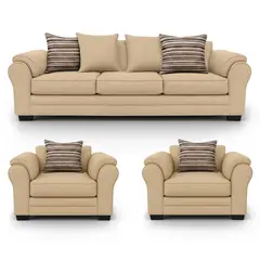 AMERICA DECORA - Living 6 Cuerpos 4+1+1 XL Con Resorte Estructural Grandón Chenille