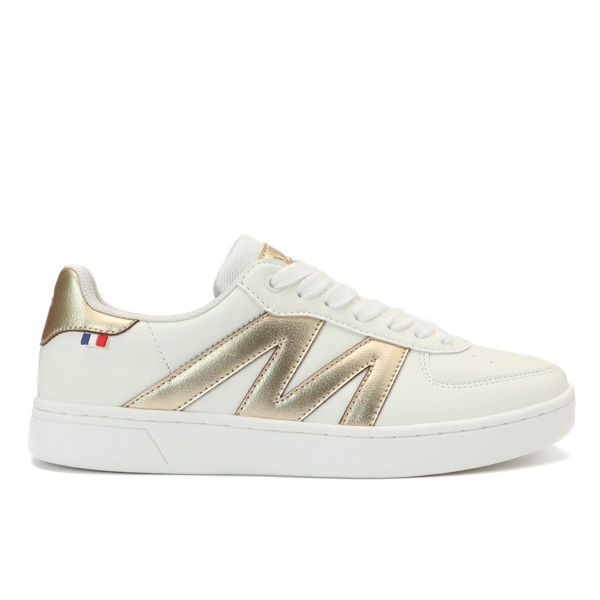 MICHELIN FOOTWEAR - Zapatilla Casual Urbana Mujer Blanco Dorado Michelin Ps20