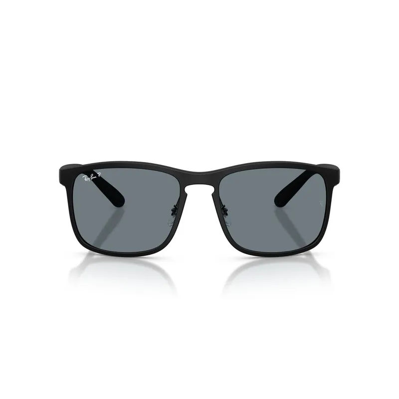 RAY BAN - Anteojos De Sol Ray-Ban RB4264 Matte Black Blue Chromance Negro Hombre