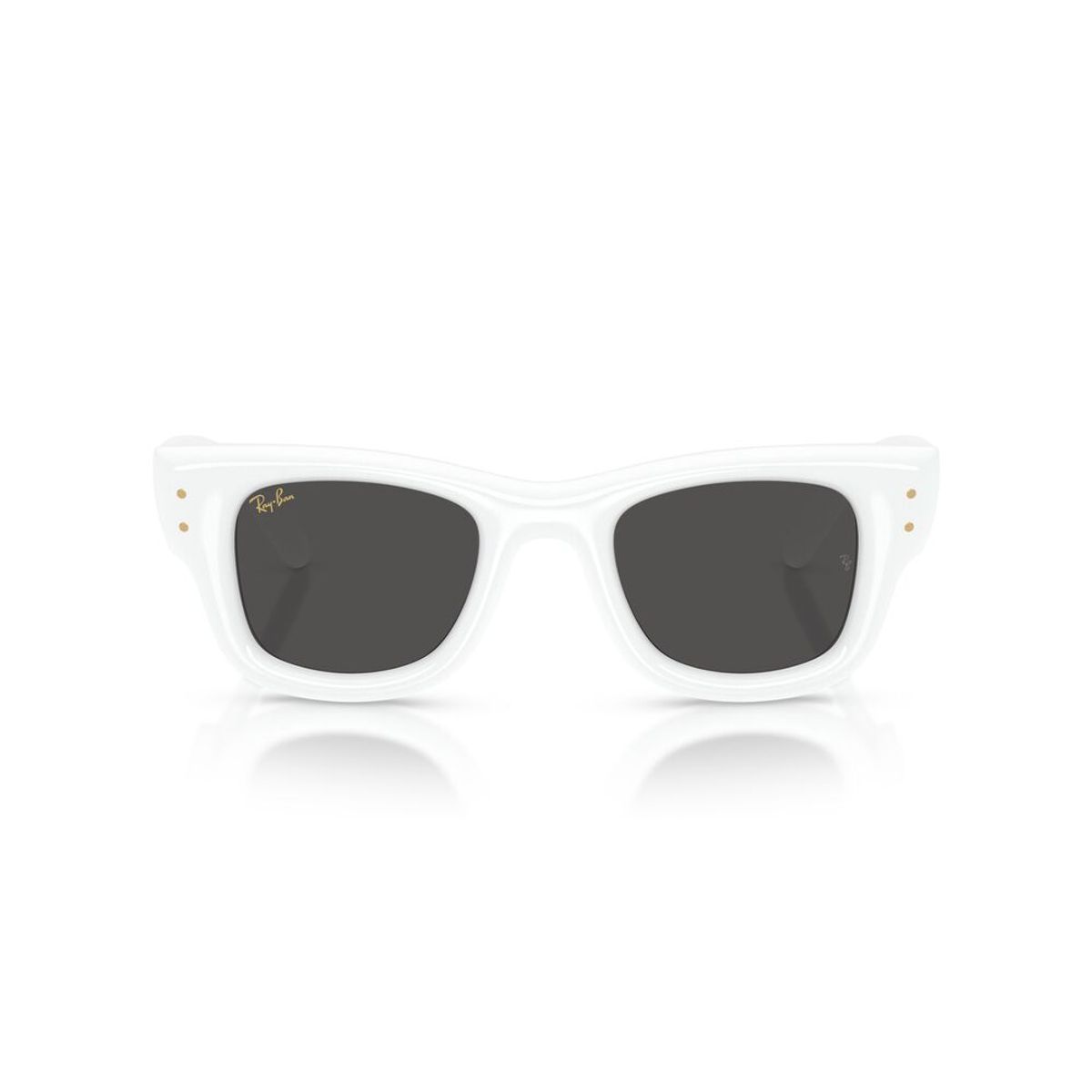 RAY BAN - Anteojos De Sol Ray-Ban RB4940 Wayfarer Puffer White  Blanco Unisex