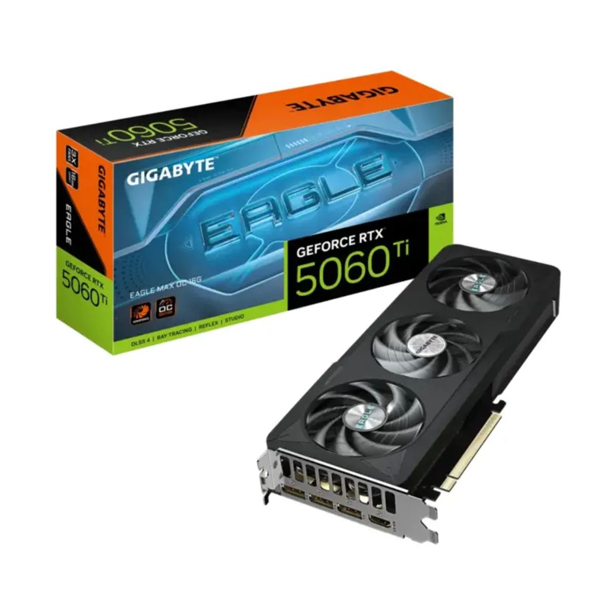 GIGABYTE - Tarjeta de Video Gigabyte RTX 5060 Ti EAGLE MAX OC 16G GDDR7