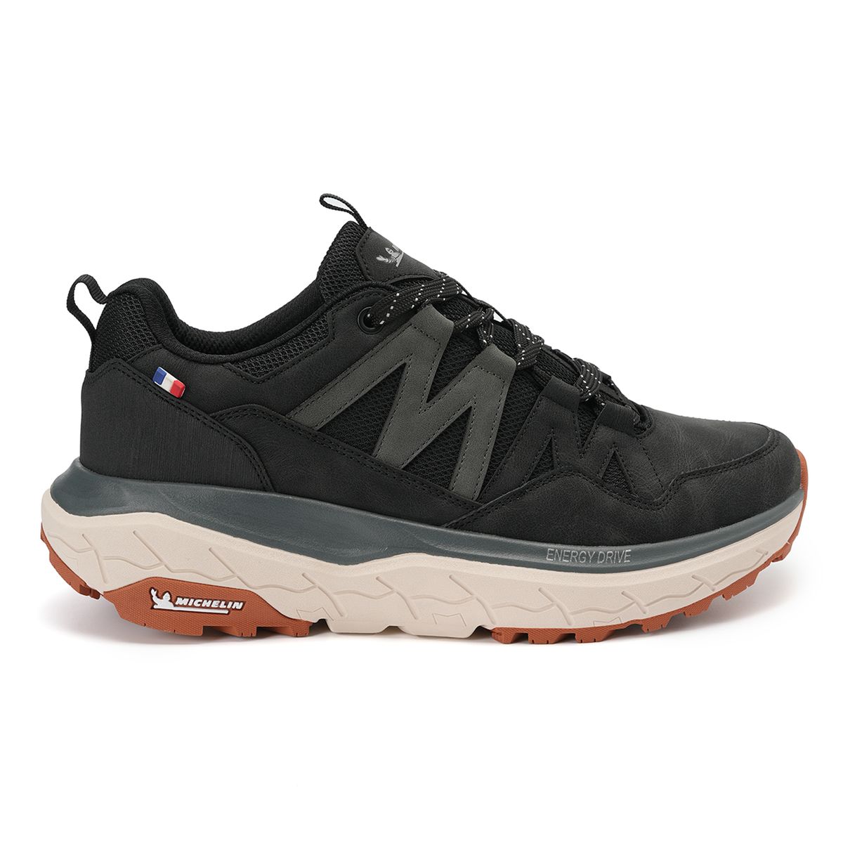 MICHELIN FOOTWEAR - Zapatilla Urbana Outdoor Hombre Negro Y Beige Michelin Aw10