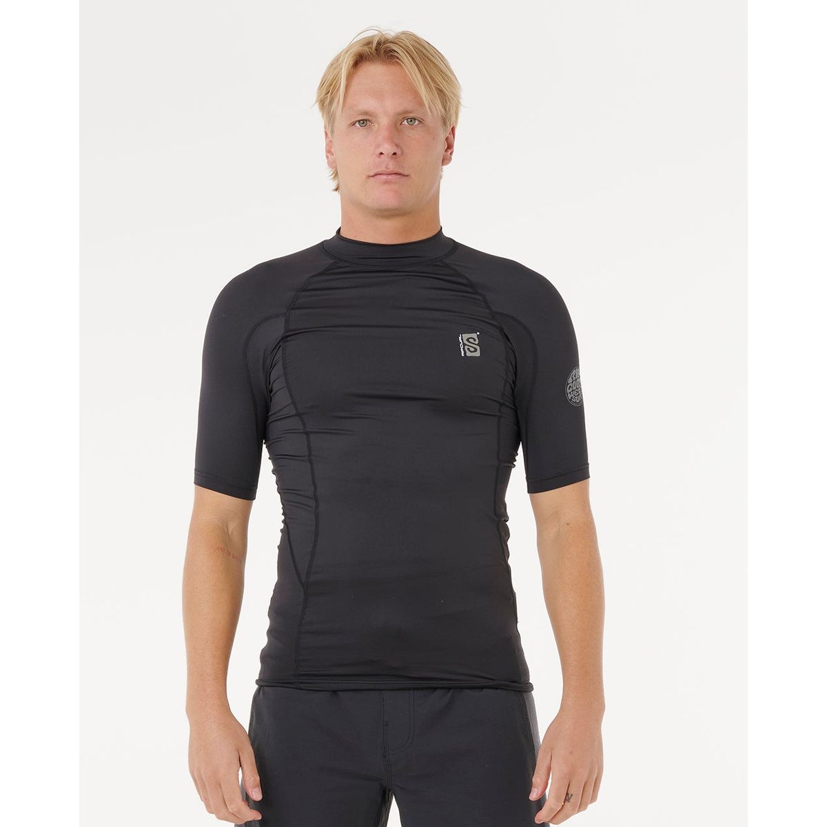 RIP CURL - Polera UVP Oceanwake Negro Hombre Rip Curl