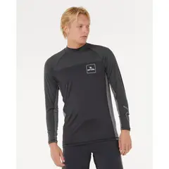 RIP CURL - Polera UVP Sunsetra Negro Hombre