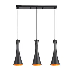 WANT - LAMPARA COLGANTE TRIPLE PORTA AMPOLLETA E27