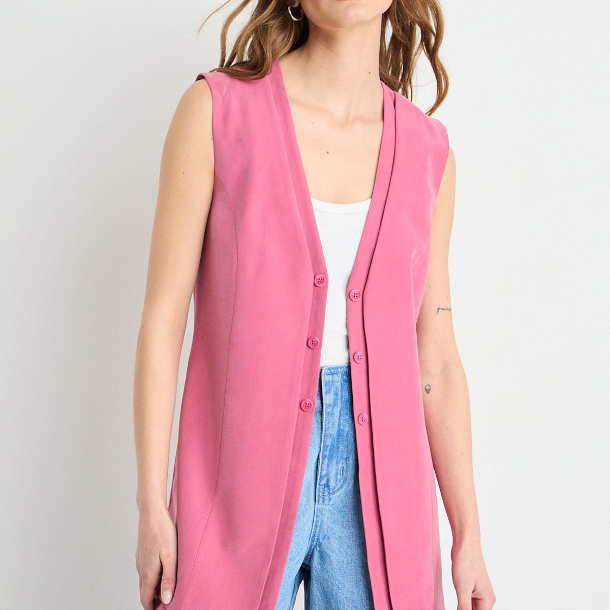 IO - Tapado Liso Mujer Coral Io