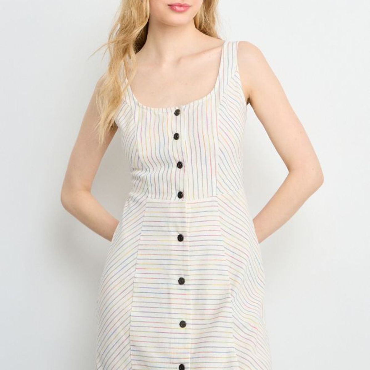 IO - Vestido Fantasia Largo Mujer Crudo Io