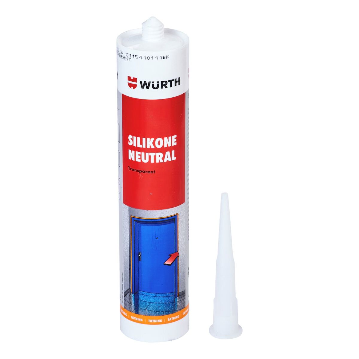 Silicona Neutra Transparente Würth 280Ml Sellado Exterior Durable, marca WURTH - Foto Principal