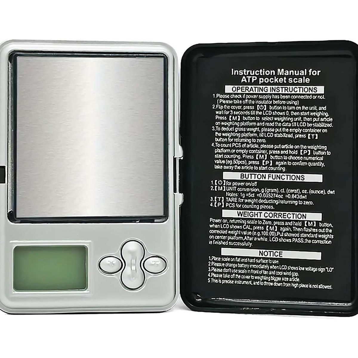 GEN - Mini Gramera Pesa De Bolsillo Digital Precision 0,01-200g