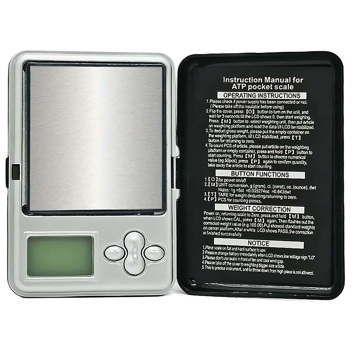 GEN - Mini Gramera Pesa De Bolsillo Digital Precision 0,01-200g