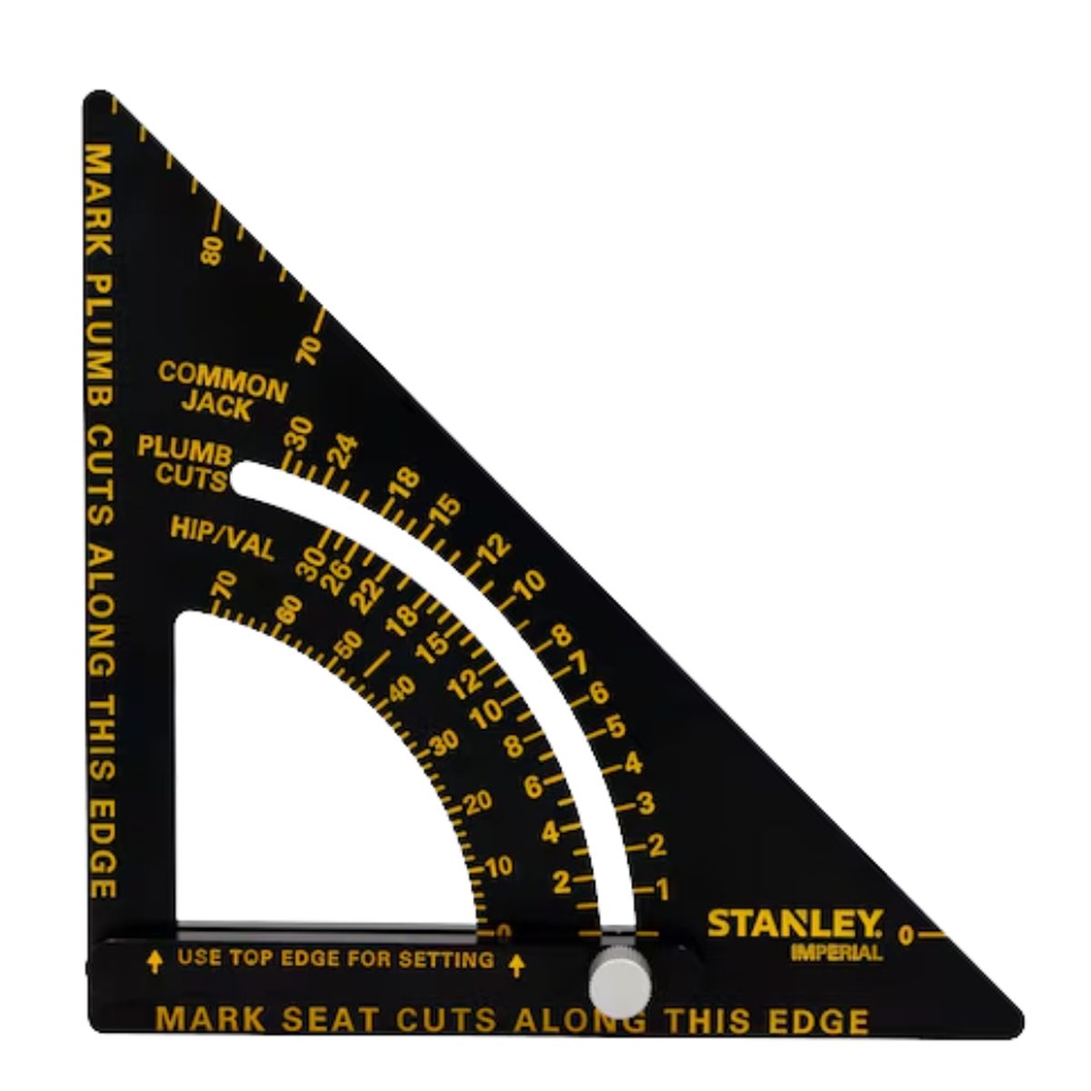STANLEY - Escuadra de Carpintero Tablaroca Aluminio 18mm Stanley 46071