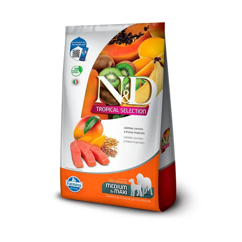 GENERICO - N&D Perro Medium y Maxi Breed Tropical Selection Salmon 12kg