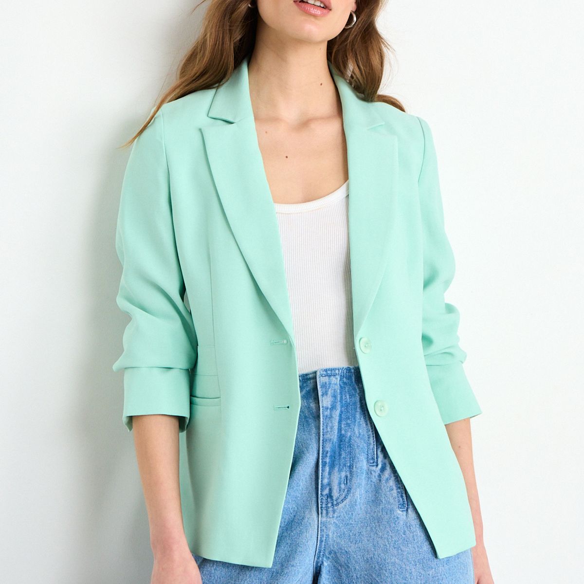 IO - Blazer Mujer Verde Io
