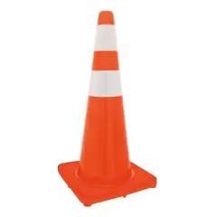 METALFER - Cono De Seguridad Fabricado En Pvc Flexible De 28 PLG.