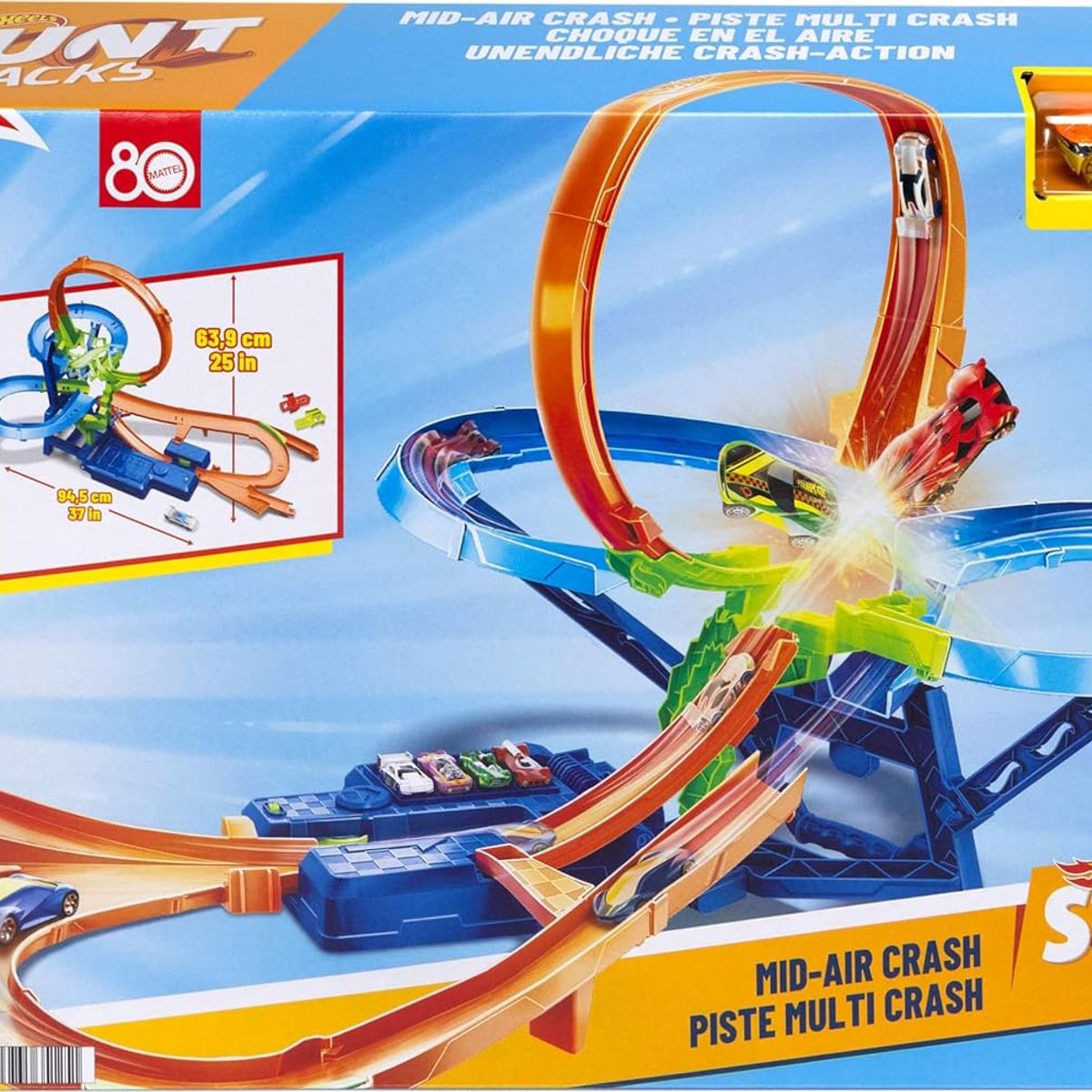 HOT WHEELS - HOT WHEELS CHOQUE EN EL AIRE JFD12