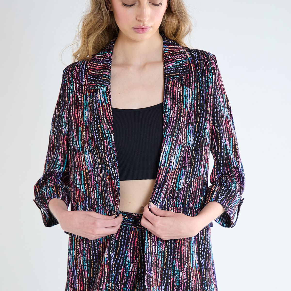 IO - Blazer Negro Mujer Io