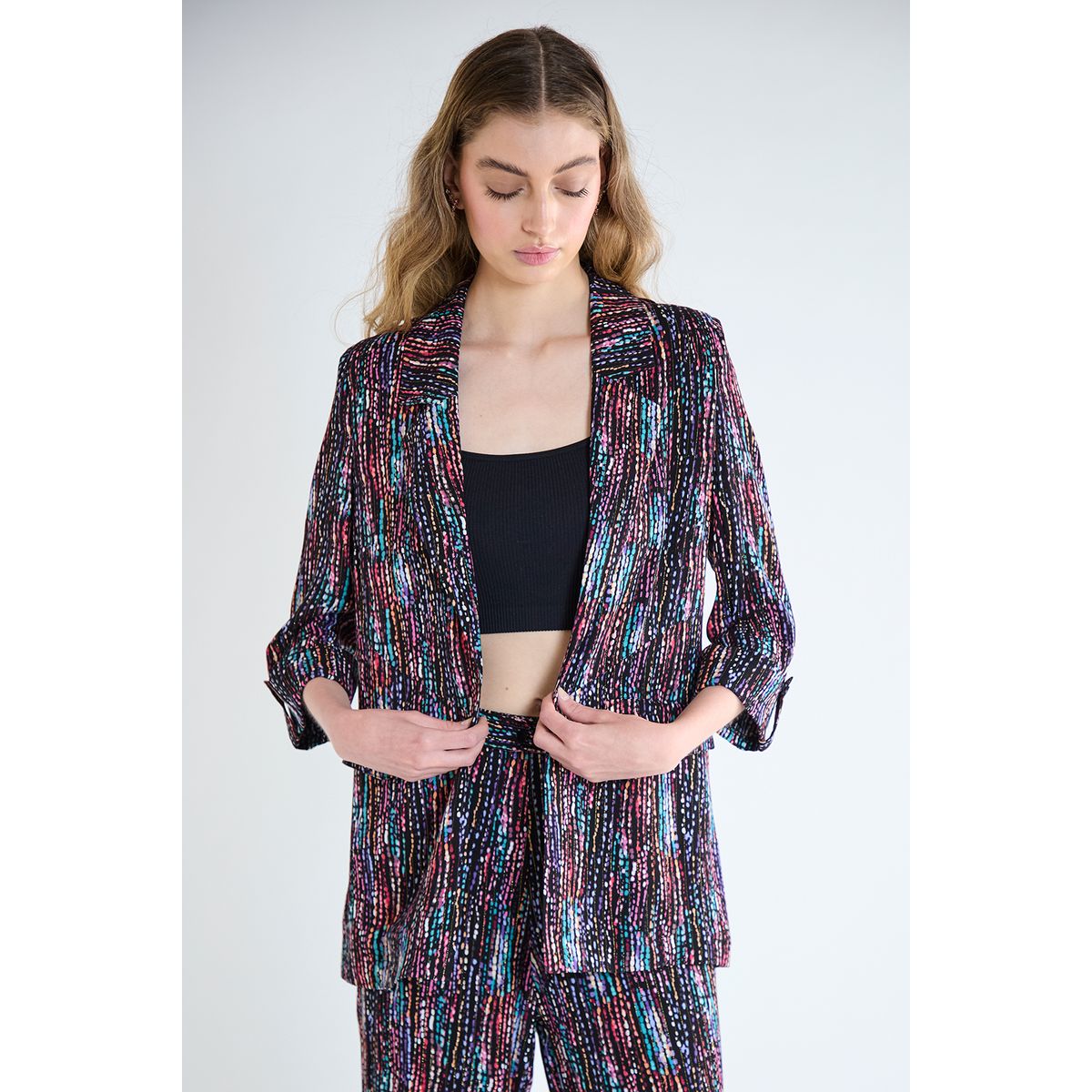 IO - Blazer Negro Mujer Io