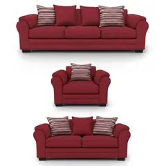 AMERICA DECORA - Living 8 Cuerpos 4+3+1 XL Con Resorte Estructural Grandón Chenille