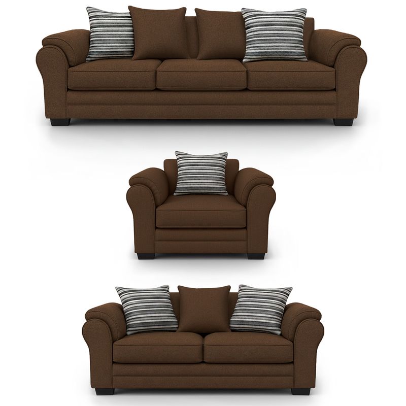 AMERICA DECORA - Living 8 Cuerpos 4+3+1 XL Con Resorte Estructural Grandón Chenille