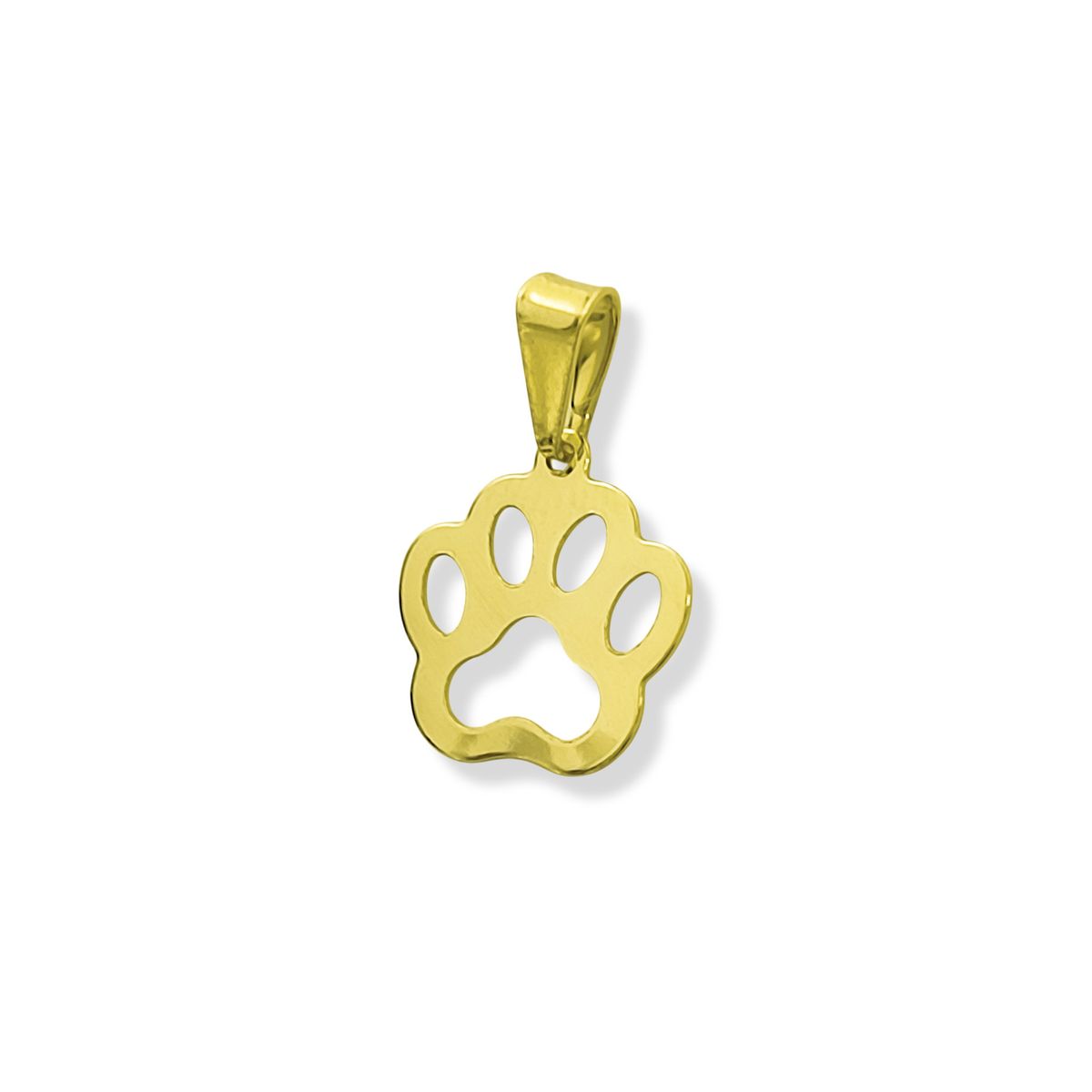 COGGIOLA - Colgante Huella Perro Calada Enchapado Oro 18K