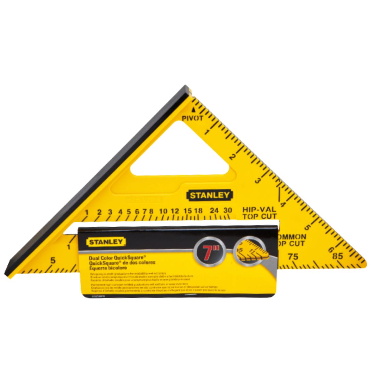 STANLEY - Escuadra De 2 Colores 180mm Plástico ABS Stanley STHT46010