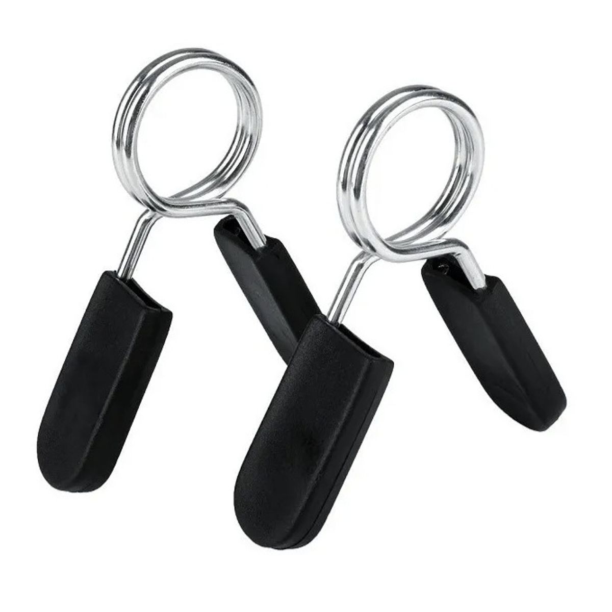 GENERICO - Par Abrazaderas Clips Resorte Para Barra Pesas 30mm