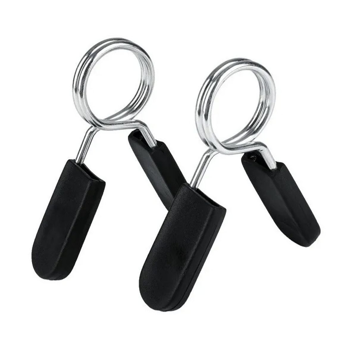 GENERICO - Par Abrazaderas Clips Resorte Para Barra Pesas 30mm